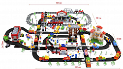 Конструктор с УМК. Набор "Мегаполис. Курс ОБЖЗ. Поведение ребенка при чрезвычайных  ситуациях в городе". Креатив