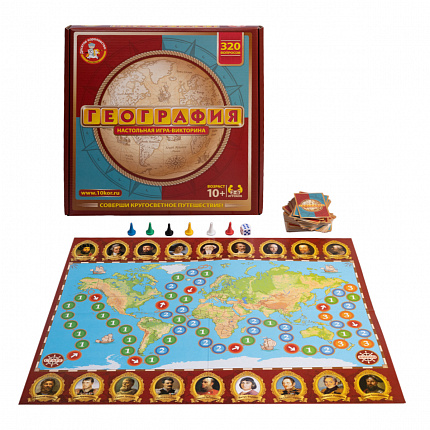 Игра настольная "Викторина География"
