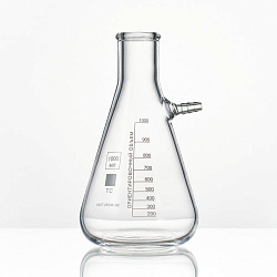 Колба Бунзена 1000 мл. с тубусом