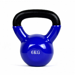 Гиря 6кг, с виниловым покрытием