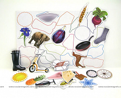 Магнитное развивающее пособие "Упрямые звуки" Звук "С"