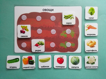 Пособие ПЕКС. Пособие "ОВОЩИ и ФРУКТЫ"