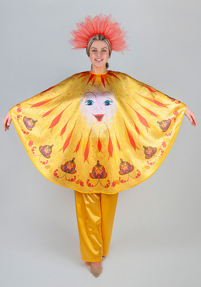 Костюм Солнце с борецкой росписью для взрослых