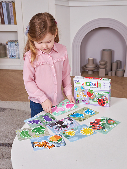 Пластик на липучках «Цвета»