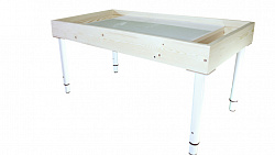 Световой стол для рисования песком "Макси" с 2 отсеками (сосна)