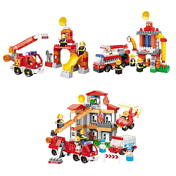 Конструктор с УМК. Конструктор "Пожарные" №2. Креатив