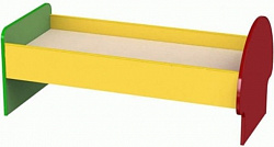 КРОВАТЬ С ФИГУРНЫМИ СПИНКАМИ "ВОЛНА" (ЯБЛОЧКО; ГРИБОК; БАБОЧКА; ОБЛАЧКО.)