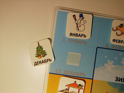 Пособие ПЕКС. Пособие «ВРЕМЕНА ГОДА» (пособие с 12 карточками)