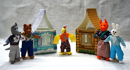 Театр «Заюшкина избушка» с 2 домиками