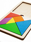 Игра головоломка деревянная «Танграм» цветная