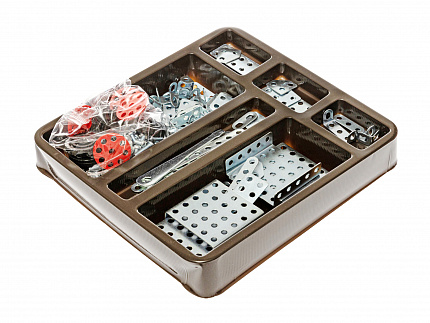 Конструктор металлический для уроков труда № 1 (206 эл)