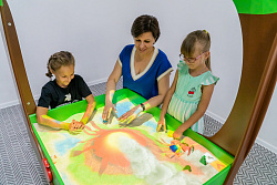 Интерактивная песочница «Полянка»