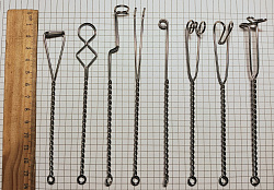 Комплект массажных зондов 8 шт по методике Новиковой (эконом )
