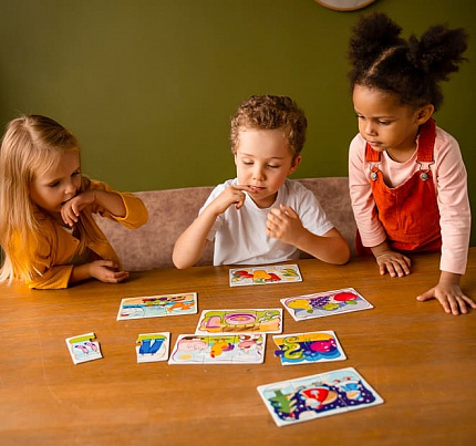 Тройные пазлы "Собери в группы" серии Baby Toys