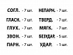 Термины для звуко-буквенного разбора