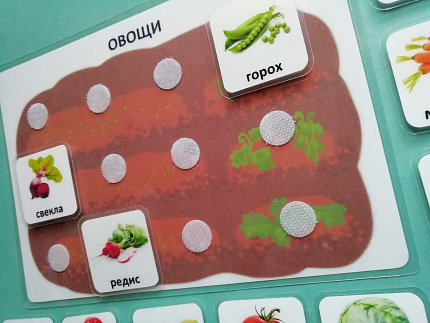 Пособие ПЕКС. Пособие "ОВОЩИ и ФРУКТЫ"