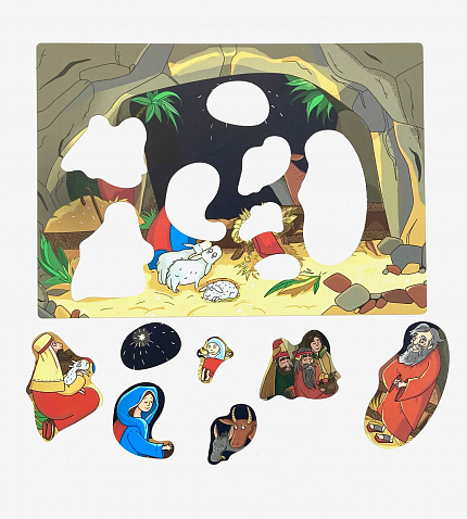 Магнитное развивающее пособие: "Библейские сюжеты: Рождество"