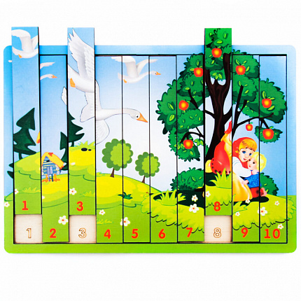 Логические палочки Гуси-лебеди