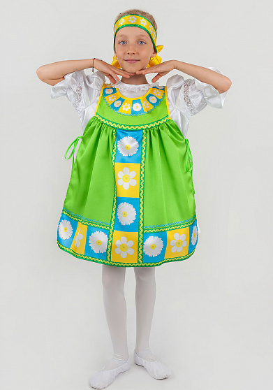 Русский народный костюм Ромашка для девочки