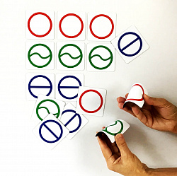 Набор магнитных карточек "Звуко-буквенный разбор: программа "Перспектива"