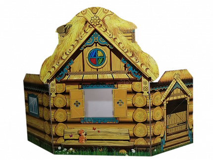 Театральная декорация "Русская изба" (внутри-снаружи)