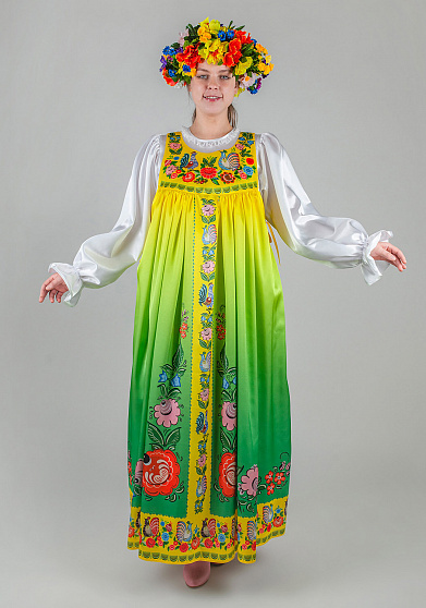 Костюм Весна - Лето Городецкое для взрослых