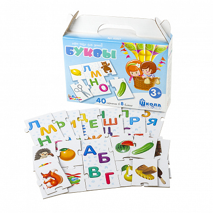Пазл-игра для детей «Буквы»