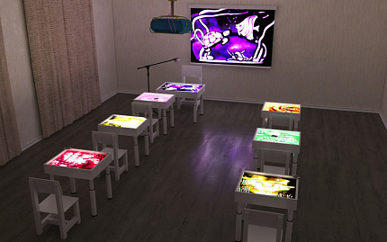 Студия для рисования песком "Эскиз" (дерево)