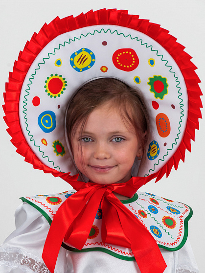 Русский народный головной убор Дымка - капор