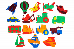 Транспорт с игровым полем (18дет)