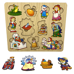 Рамка-вкладыш 2 слоя "Где чья вещь?" 22 деталей 466 /52