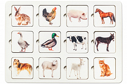 Дидактическая игра "Секретики "Ферма"