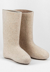 Валенки Деда Мороза белые