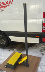 Стойки бадминтонные мобильные с противовесами по 35кг, тренировочные