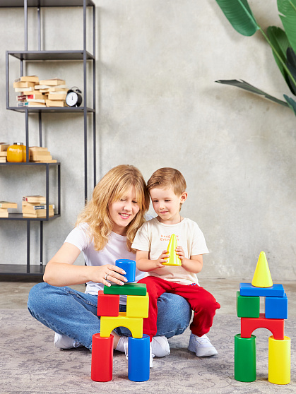 Выдувка. Строительный набор  9 эл