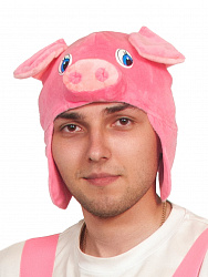 Шапка ПОРОСЁНОК взрослый