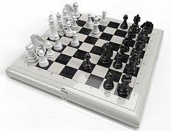 Игра настольная "Шашки-Шахматы" в пласт.коробке (мал, сер)