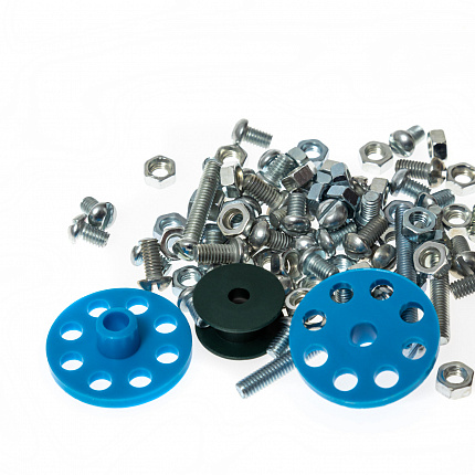 Детский металлический конструктор с подвижными деталями «Вертолет»