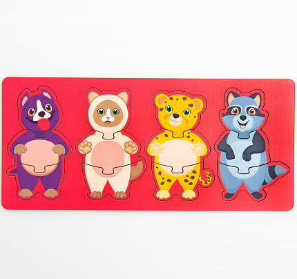 Сложи картинку мини Животные №5