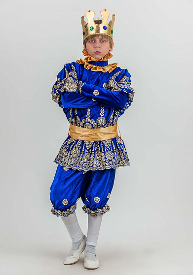 Костюм Короля с золотой вышивкой на бархате