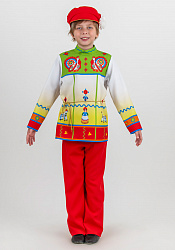 Дымковская роспись костюм для мальчика