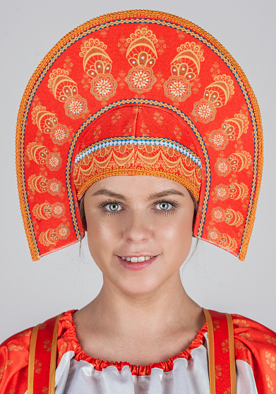 Русская народная корона-кокошник "Красна девица"