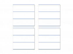 Маркерное поле для работы на классной доске "Линейка" (2-4 классы, из 4-х частей)