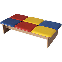 Скамья 2-х сторонняя полумягкая