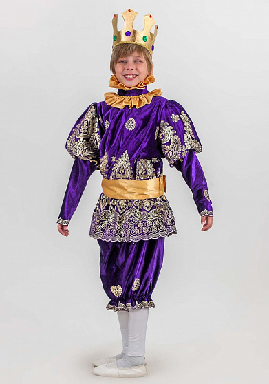 Костюм Короля с золотой вышивкой на бархате 1