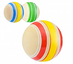 Мяч детский д. 100мм ЭКО ручное окраш. (Любой)