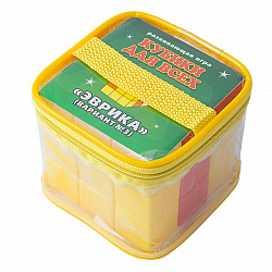 КУБИКИ ДЛЯ ВСЕХ(3 вариант) «Эврика»  (упаковка–сумочка)