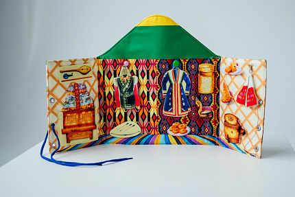 Папка "Юрта башкирская", текстиль