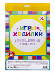 Игра-ходилка настольная 2 в 1 (европодвес)