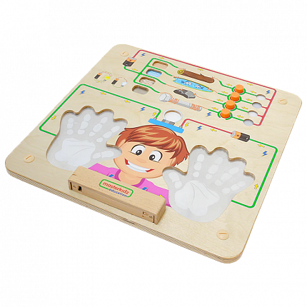 Панель "Проводимость тока", с подсветкой